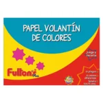 Bolson Papel Volantin Fultons 8 Colores 10 Pliegos de 50x75cms.