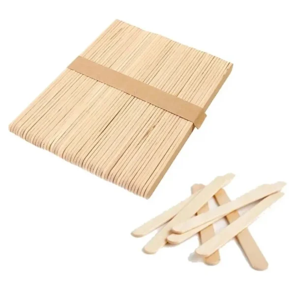 Palos de Helado Delgado 50U. Natural Lucero