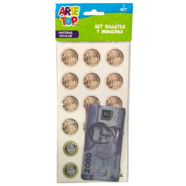 Set Billetes y Monedas de Chile Artetop