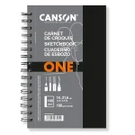 ArtBook One con Espiral 14x21.6cm. Canson 160 Páginas 100gr.