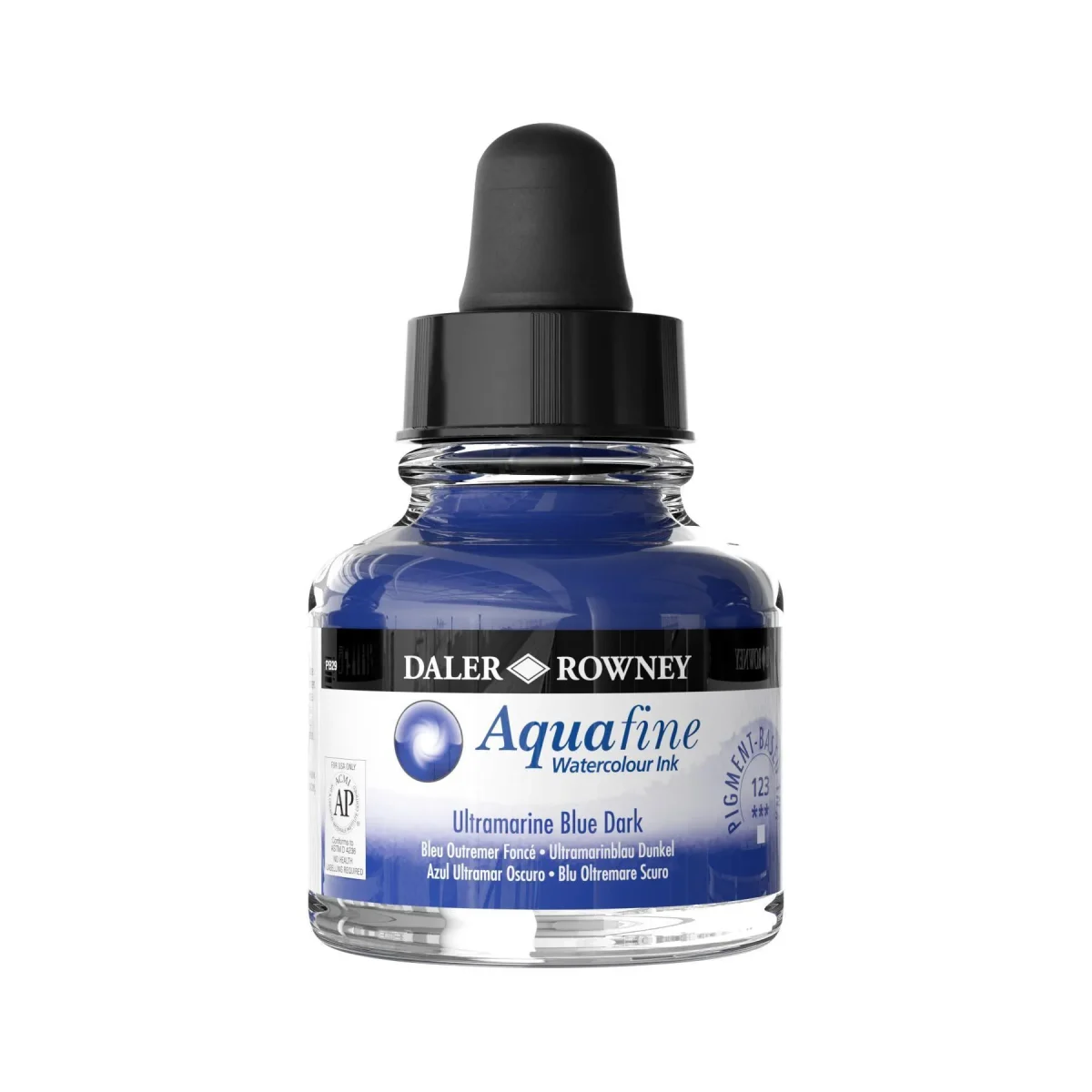 Tinta de Acuarela Daler Rowney Aquafine 29.5ml. Azul Ultramar Oscuro - Image 1