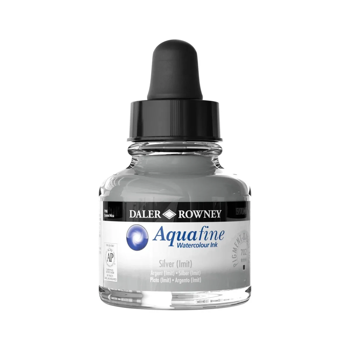 Tinta de Acuarela Daler Rowney Aquafine 29.5ml. Silver Imit - Image 1