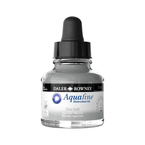 Tinta de Acuarela Daler Rowney Aquafine 29.5ml. Silver Imit