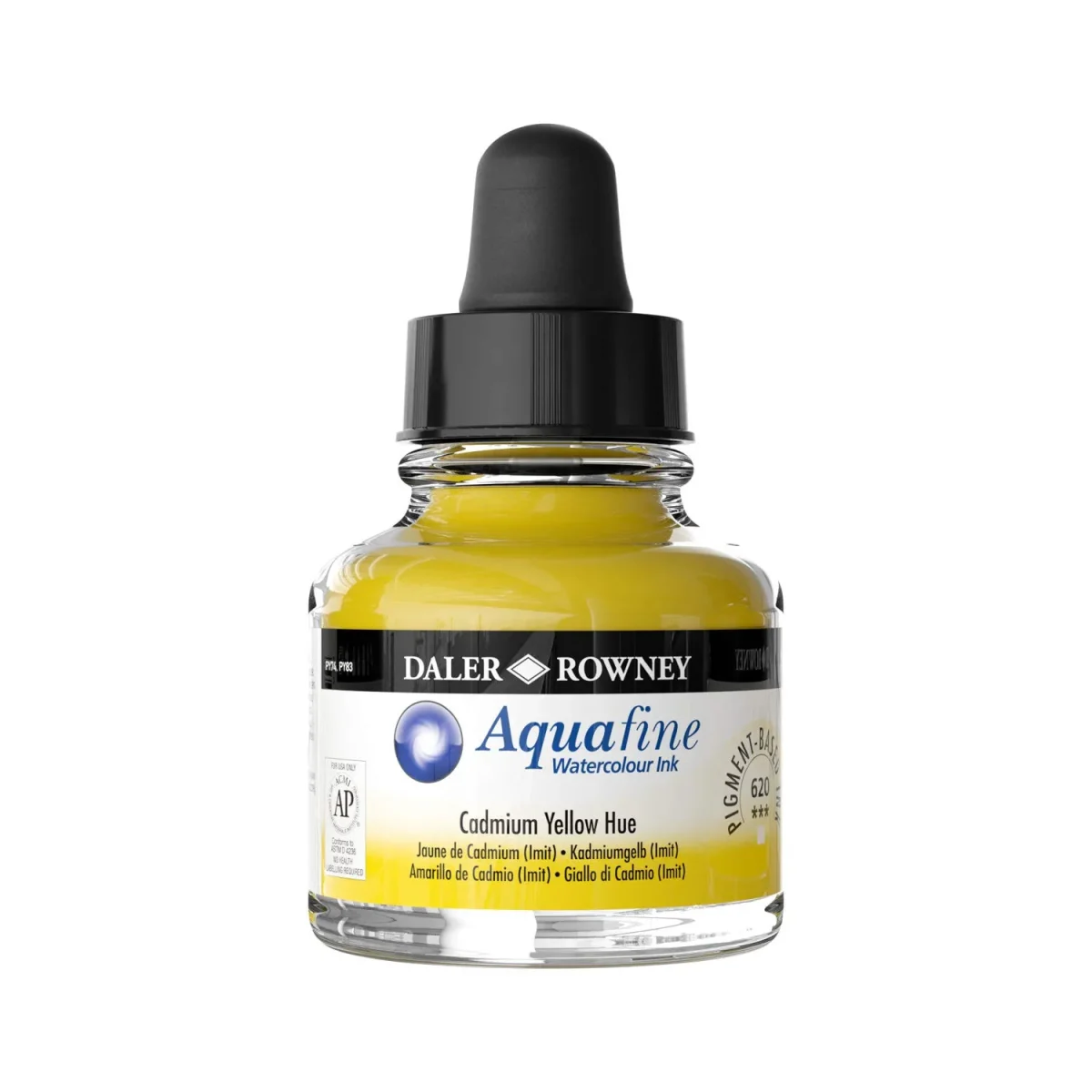 Tinta de Acuarela Daler Rowney Aquafine 29.5ml. Matiz Amarillo Cadmio - Image 1