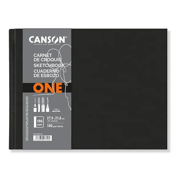 ArtBook One 27.9x21.6cm. Canson 196 Páginas 100gr.