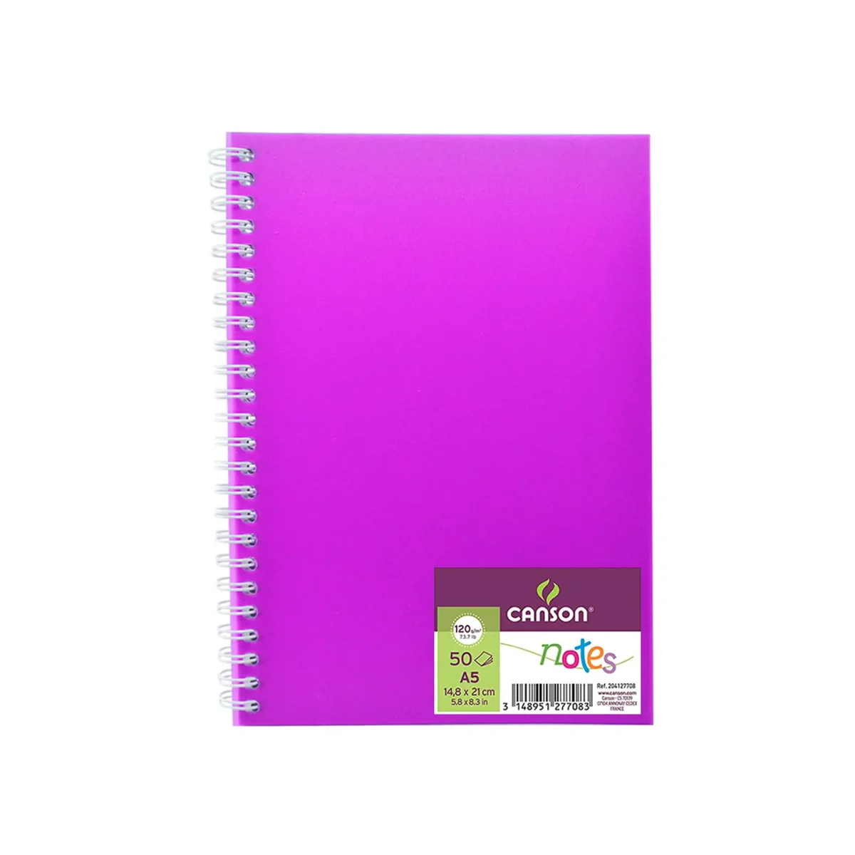 Cuaderno Canson Notes A5 14.8x21cm. 50 Hojas 120gr. Lila - Image 1