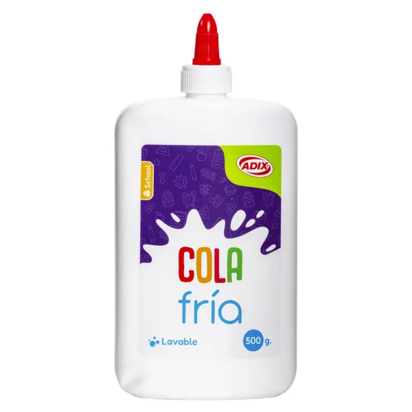Frasco Cola Fría Lavable 500g. Adix