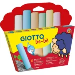 Set Tizas Jumbo Giotto Be-Be 6 Colores