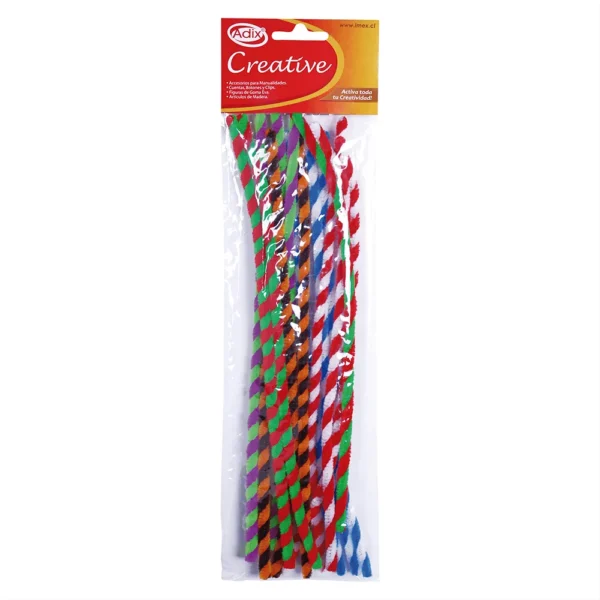 Set Varilla Chenille Twist Surtidos 15U. Creative