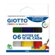 Tempera 6 Colores Giotto 15ml.